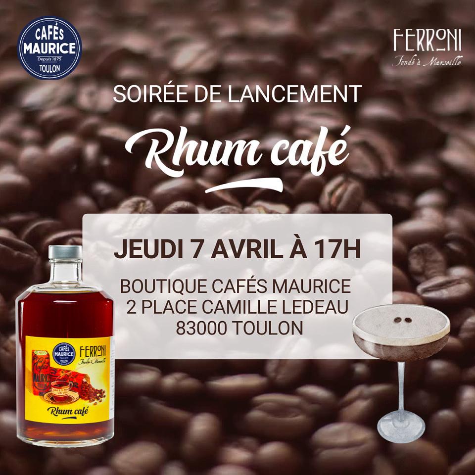 Soirée de lancement - Rhum Café avec Cafés Maurice et Maison Ferroni