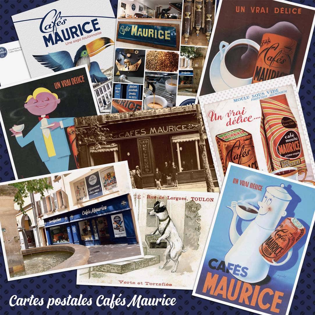 Cartes Postales Cafés Maurice
