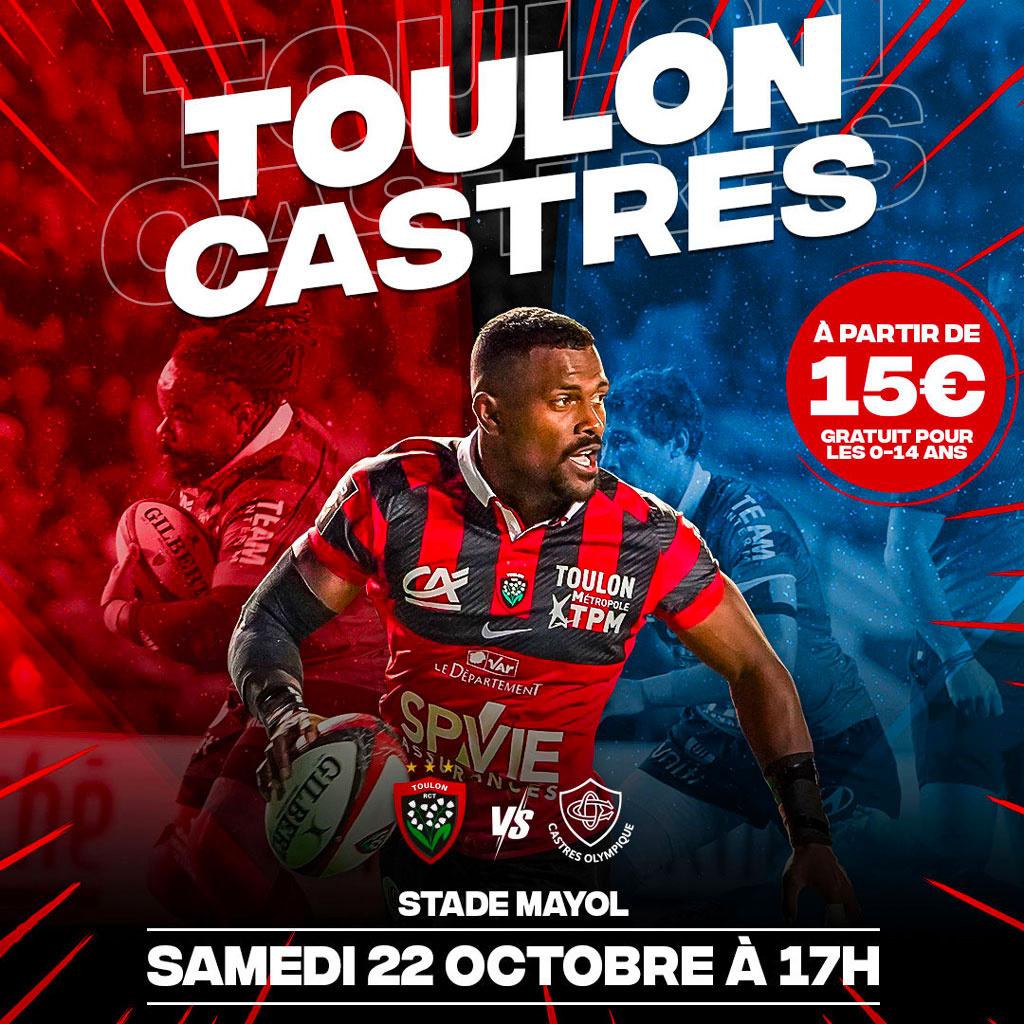 RCT vs. Castres à Toulon - Stade Mayol
